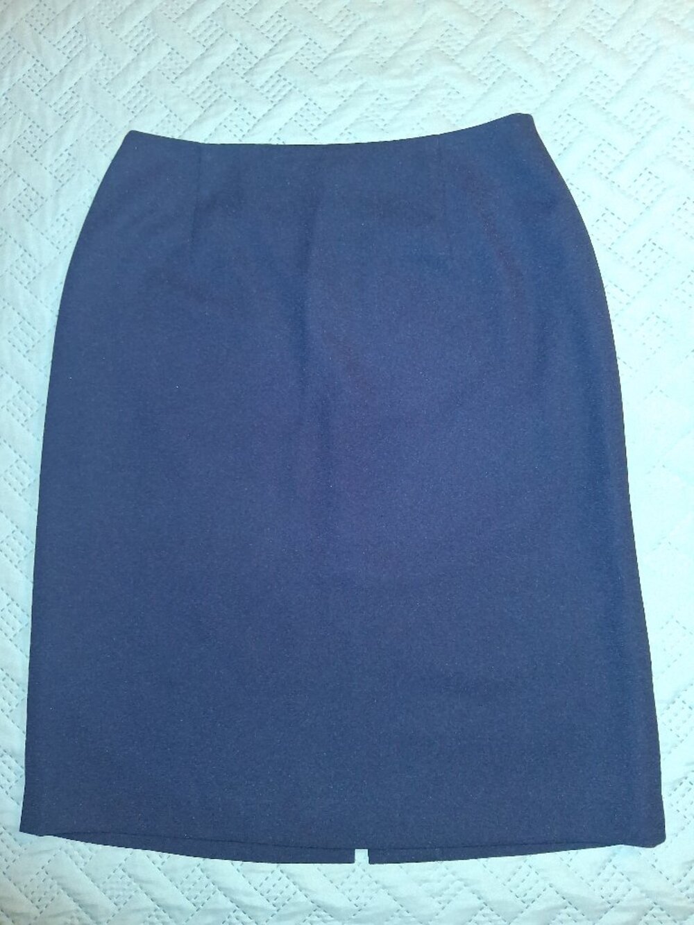 Classic Work Skirt-Navy-size 12